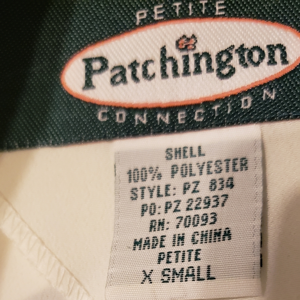 Patchington Petite Collection Cream Color Size M - image 7